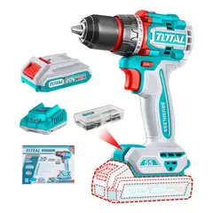 TOTAL TOOLS - Taladro Atornillador 55nm 1BateriaCargadorTotal