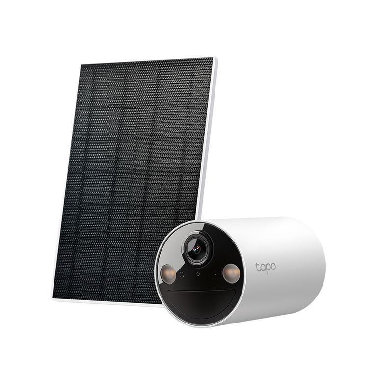 KIT CÁMARA TP-LINK 2K 3MP PANEL SOLAR IP65 512GB PNTAPO C410 KIT