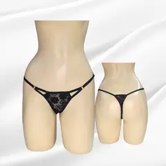 GENERICO - LENCERIA SEMI HILO STEYSI - ENCAJE Y ALGODÓN EN LA ZONA ÍNTIMA