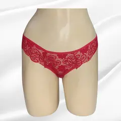 GENERICO - BIKINI SEMI HILO VICTORIA - ENCAJE Y ALGODÓN EN LA ZONA ÍNTIMA