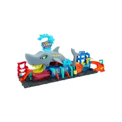HOT WHEELS - Ultra Shark Car Wash Playset Vehicle 1 64