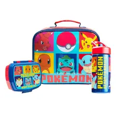 POKEMON - Lonchera Red 3 Piezas