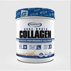 GASPARI NUTRITION - Colágeno de caldo de huesos Gaspari 1lb - Natural Vanilla