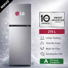 LG - Refrigeradora Top Freezer 215L Linearcooling Vt22BPY