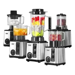 RAFF - LICUADORA RAF 5 EN 1, 3 LITROS, TRITURA HIELO, 2600 WATTS Y 15 VELOCIDADES