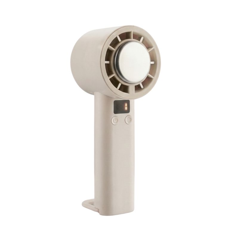 Mini Ventilador De Mano Soporte Plegable Dorado