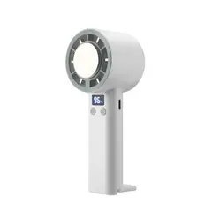 GENERICO - Mini Ventilador De Mano Soporte Plegable plateado