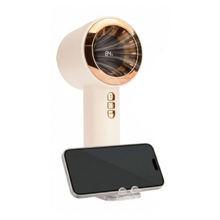 Ventilador Digital Portátil Mini Blanco