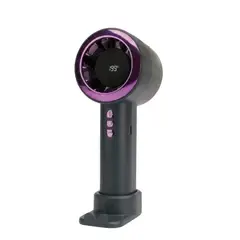 GENERICO - Ventilador Digital Portátil Mini Negro