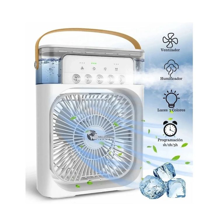 Ventilador con Humificador y Enfriador Aire Acondicionado
