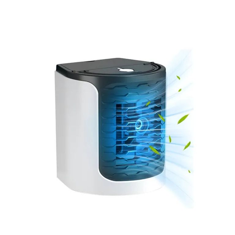 Mini Ventilador de Aire Acondicionado Gris