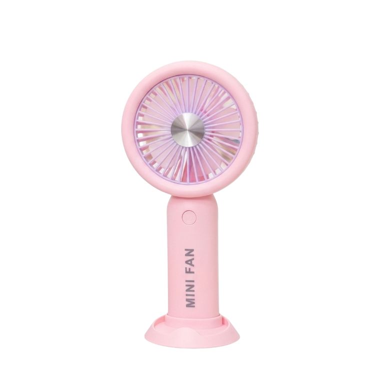 Mini Ventilador de Aire Acondicionado Ventilador Portátil Rosado