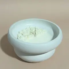 GENERICO - Maglo Home - Vela de soya con mini flores aromatica frutos rojos