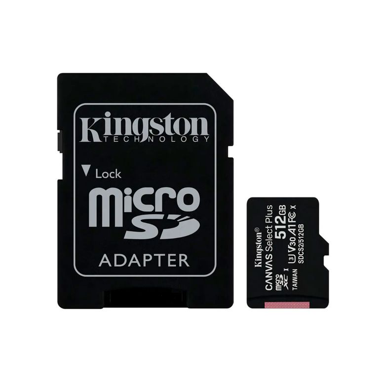 MEMORIA MICROSD SDCS3-512GB 512GB CLASE 10 150MB-S PARA CAMARAS Y DRONES PN SDCS3-512GB