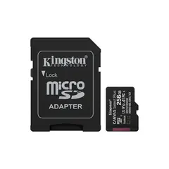 KINGSTON - MEMORIA MICROSD SDCS3-256GB 256GB CLASE 10 150MB-S PARA CAMARAS Y DRONES PN SDCS3-256GB