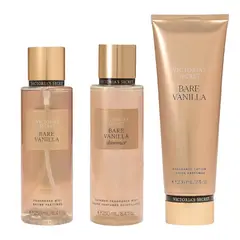 VICTORIA'S SECRET - Pack x3 Bare Vanilla Victorias Secret Mist y Crema