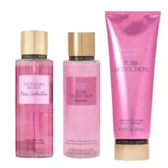 VICTORIA'S SECRET - Pack x3 Pure Seduction Victorias Secret Mist y Crema