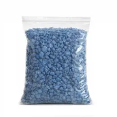 GENERICO - Piedras Decorativas color azul Para Peceras Y Acuarios Por 400 Gramos