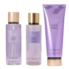 Victoria'S Secret - Pack x 3 Love Spell Victorias Secret Mist y Crema