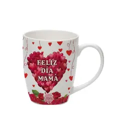 GENERICO - PACK DE 4 TAZAS CON DISEÑO DEL DIA DE LA MADRE