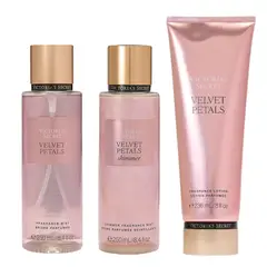 Victoria'S Secret - Pack x3 Velvet Petals Victorias Secret Mist y Crema