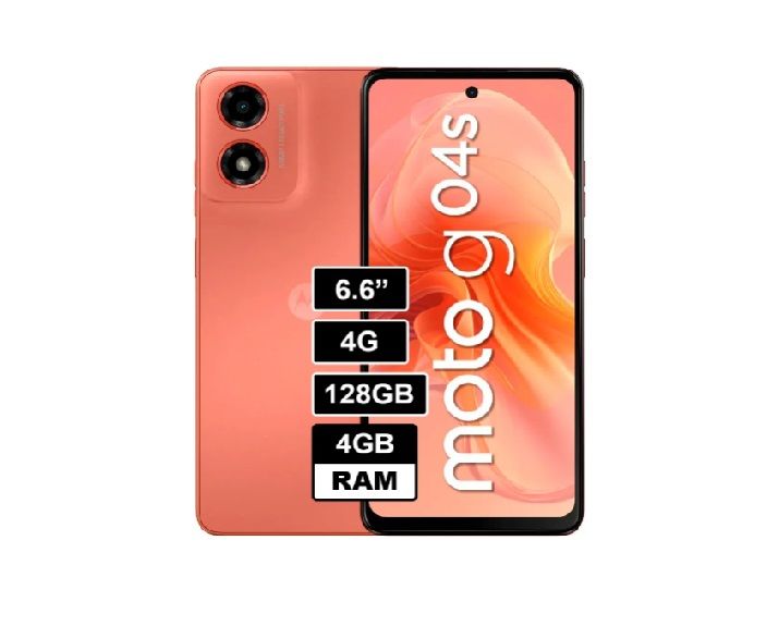 CELULAR MOTO G04s 4GB 128GB NARANJA