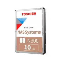 Toshiba - DISCO DURO INTERNO N300 10TB 7200 RPM 3.5 SATA 6.0GB-S 512MB CACHE TRANSFERENCIA 281 MB-S P-N HDWG71AXZSTA