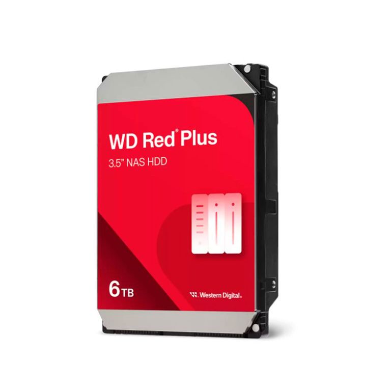 DISCO DURO RED PLUS 6TB 5400 RPM SATA 3.5IN 256MB CACHE PARA NAS CMR PN WD60EFPX