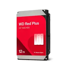 WESTERN DIGITAL - DISCO DURO RED PLUS 12TB 7200 RPM SATA 3.5IN 512MB CACHE PARA NAS CMR PN WD120EFGX