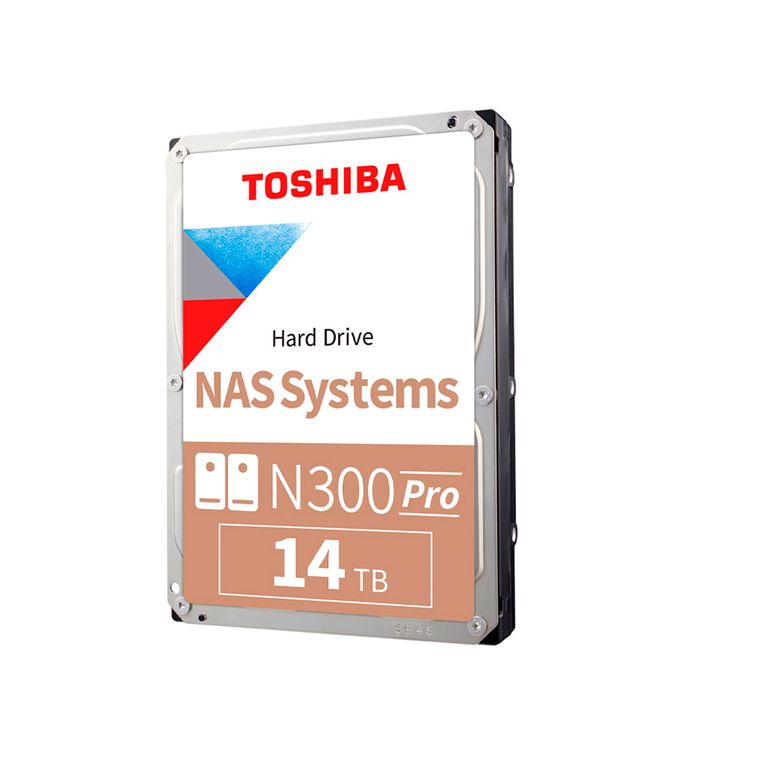 DISCO DURO N300 PRO HDWG51EXZSTB 14TB 3.5 PULGADAS SATA 6GBPS 7200 RPM CACHE 512MB PARA NAS 24X7 PN HDWG51EXZSTB