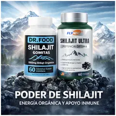GENERICO - Shilajit Poder Duo - Gomitas y Cápsulas de Alta Potencia