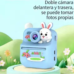 GENERICO - Cámara Digital para Niños con Impresora Térmica Instantánea Fotos sin tinta + Papel Incluido