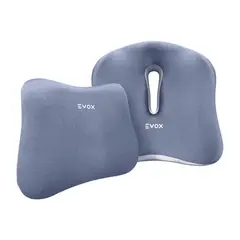 JOTA STORE - Set de Cojines Ergonómicos Evox WR8-G Gris Lumbar y Coxis