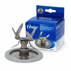 OSTER - Cuchilla de acero picahielo de 6 aspas