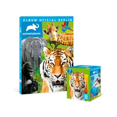 EDITORIAL BERLIN - ALBUM ANIMAL PLANET, ALBUM TAPA DURA + 1 PAQUETON (30 SOBRES)