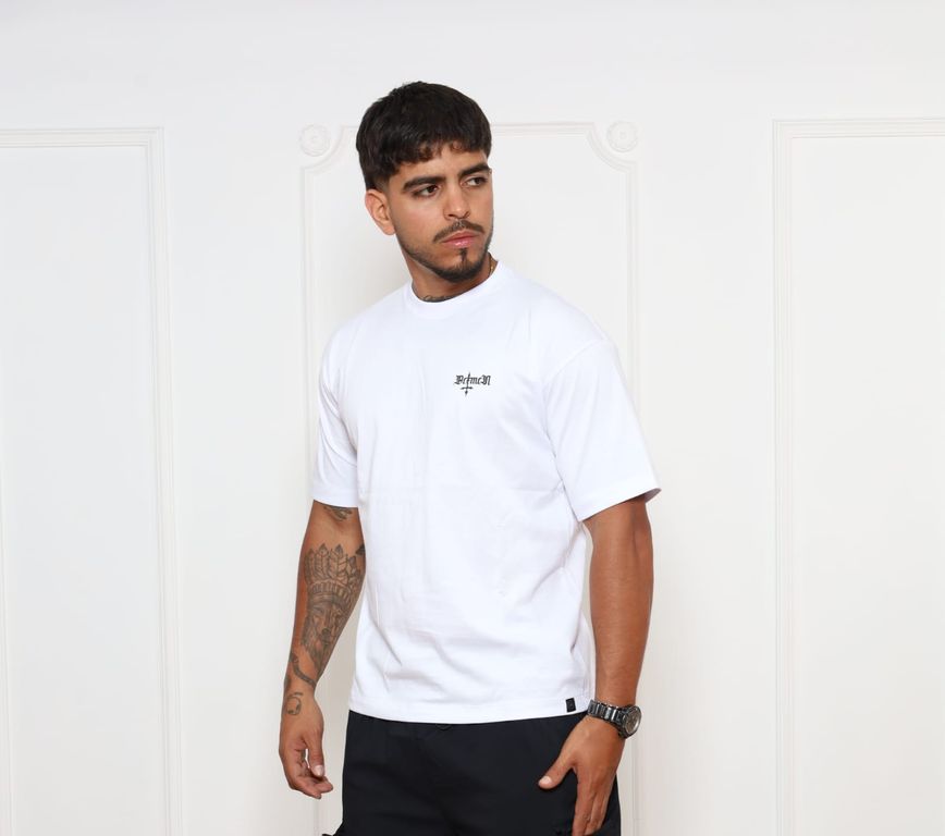Polo Dexmen Oversize Urban Blanco