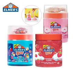 ELMERS - Pack Slime Strawberry Cloud + Strawberry Donut + Candy Blast
