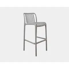 NIHM - Silla Alta Para Barra Lambite Light Grey