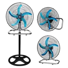 GENERICO - Ventilador 3 en 1 - 90W 18 pulgadas 5 Aspas Industrial