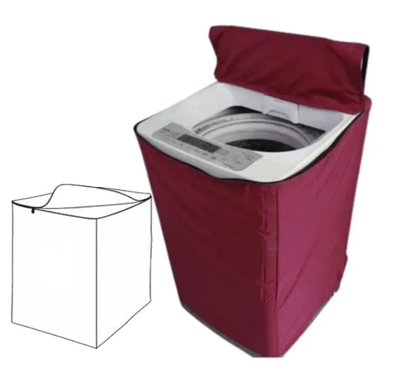 Funda para Lavadora Impermeable 10.5 - 15 Kg Guinda