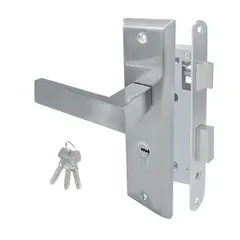 TRAVEX - Cerradura de Embutir Clásica Liza XT Llave - Llave Acero Inoxidable