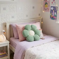 GENERICO - Cojín de Flor Verde 41 cm