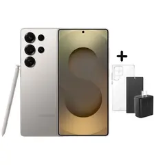 SAMSUNG - S25 ULTRA 512GB -12GB RAM TITANIUM GRAY + CARGADOR 45W + CASE + MICA DE VIDRIO
