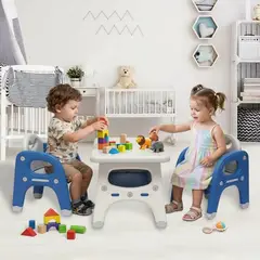 PERU IMPORTACIONES - MESA INFANTIL CON 2 SILLAS 1 a 6 años