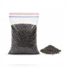 GENERICO - Grava Negra Natural para Acuario de 1 kg