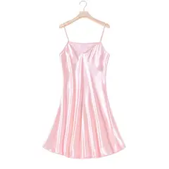 DENISASAA - Pijamas de mujer Camisón de Seda Sexy