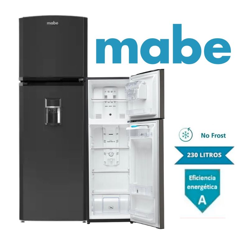 REFRIGERADORA 230LT C DISPENSADOR COLOR GRAFITO MOD RMA230PJPG