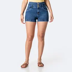 Pionier - Short Nisha Denim Stretch Mujer