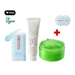 Anua - Trío Iluminador, Calmante y Protector + Tocobo