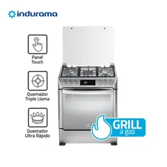 INDURAMA - Cocina a Gas 5 Hornillas Croma ROMA ZAFIRO